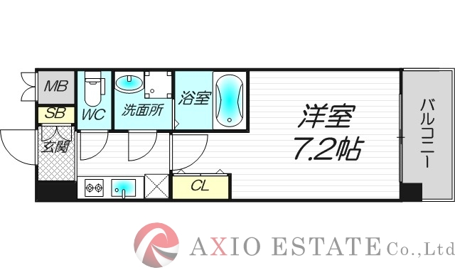 2階の間取り図