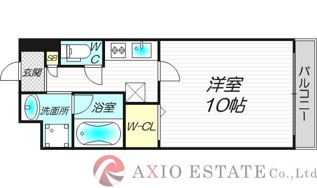 1階の間取り図
