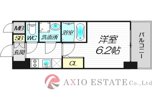4階の間取り図
