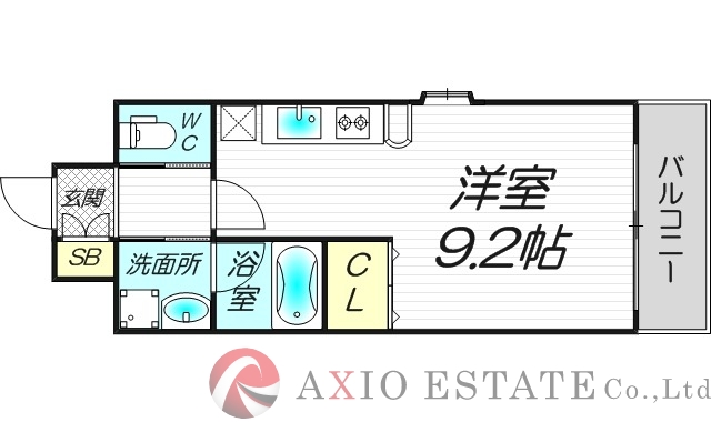 2階の間取り図