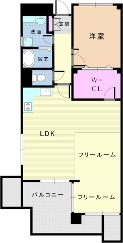 5階の間取り図