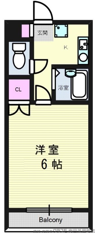 2階の間取り図