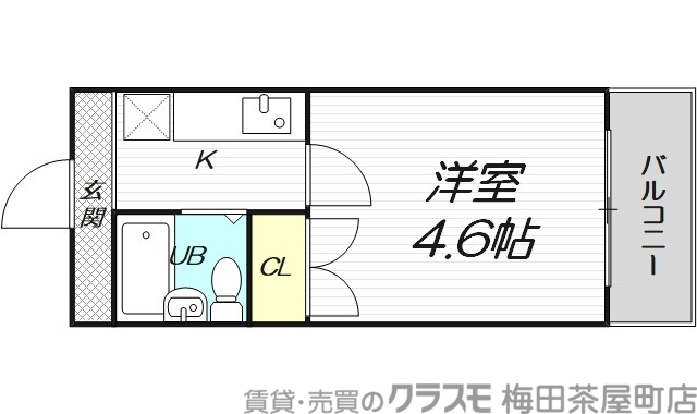 6階の間取り図