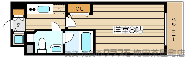 2階の間取り図