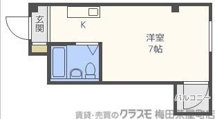 4階の間取り図