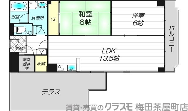 13階の間取り図