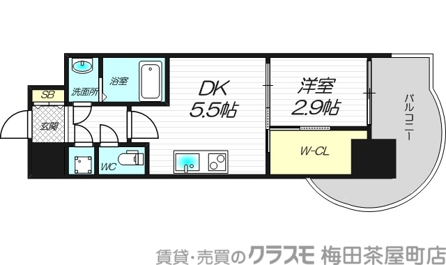 4階の間取り図