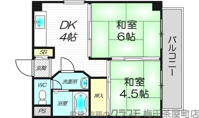 5階の間取り図