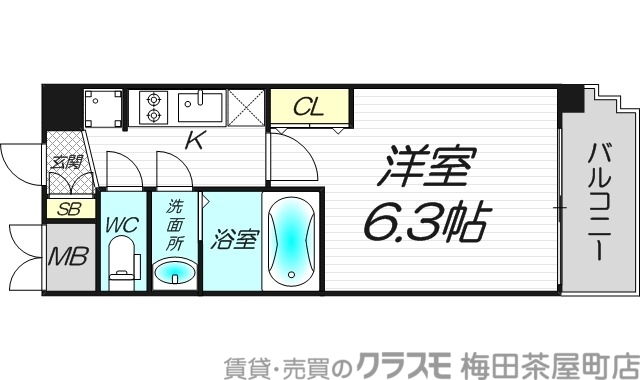 7階の間取り図