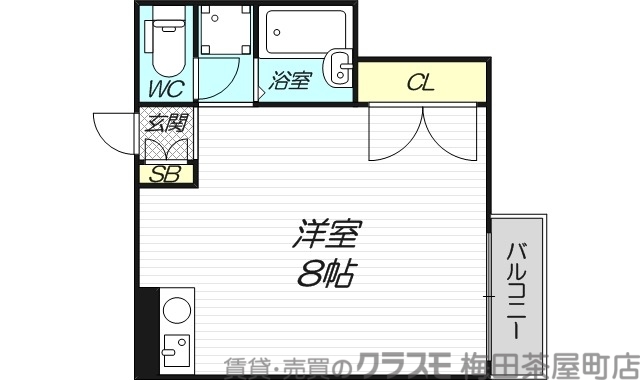 2階の間取り図