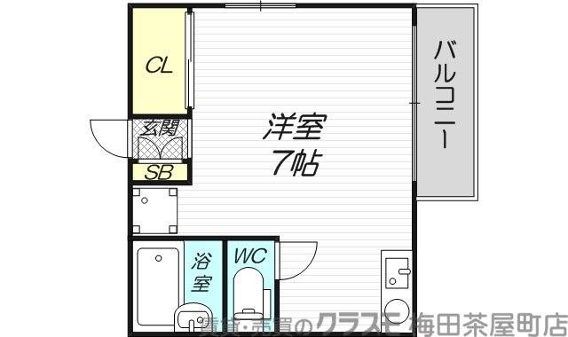 4階の間取り図