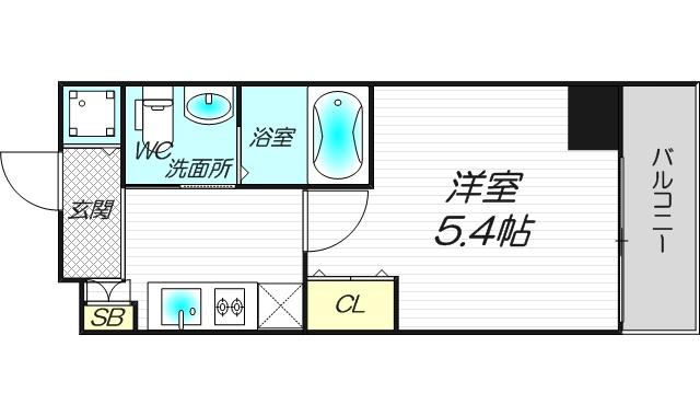 6階の間取り図