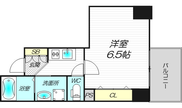 8階の間取り図