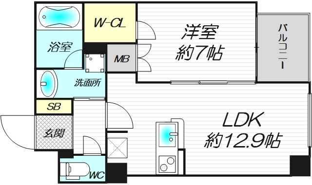 14階の間取り図