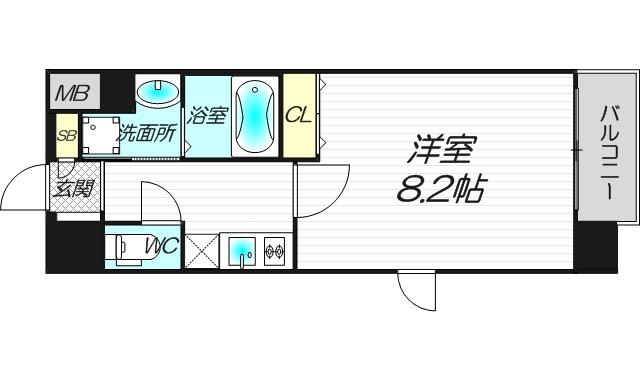 7階の間取り図