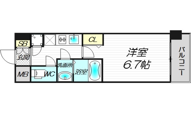 5階の間取り図