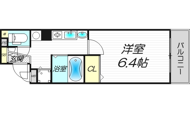 7階の間取り図