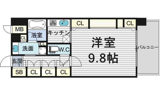 6階の間取り図