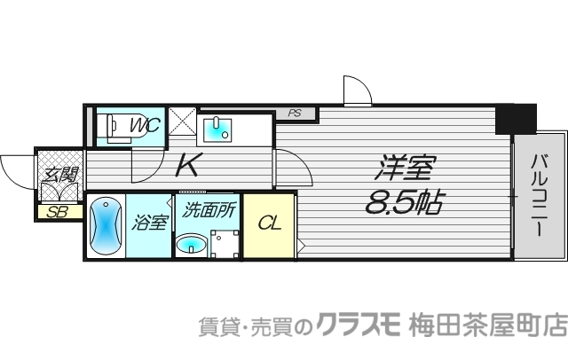 5階の間取り図