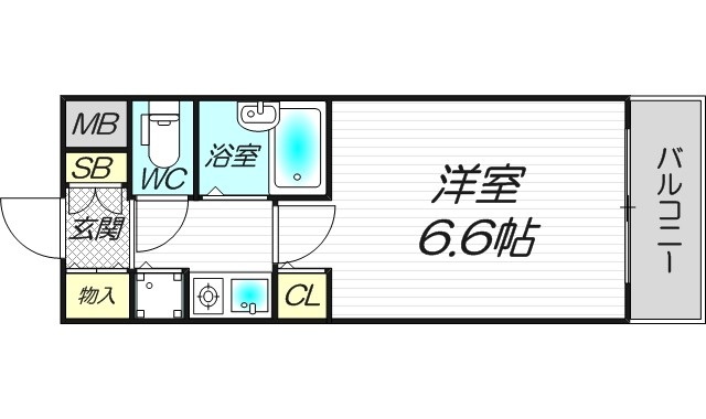 2階の間取り図