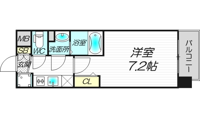 7階の間取り図