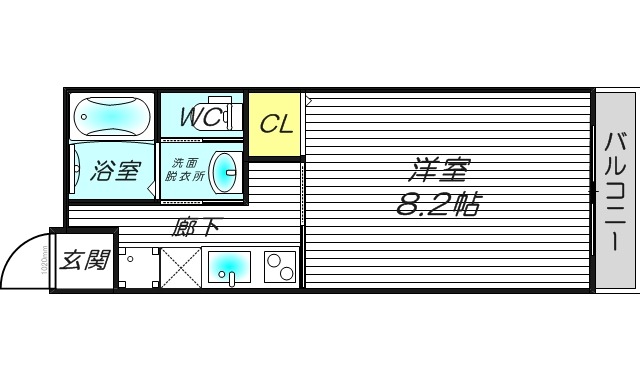 4階の間取り図