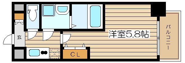 4階の間取り図