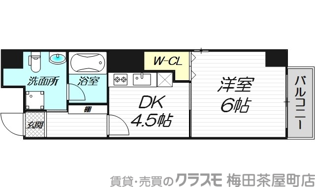 8階の間取り図