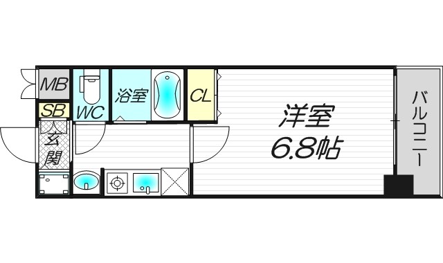 6階の間取り図