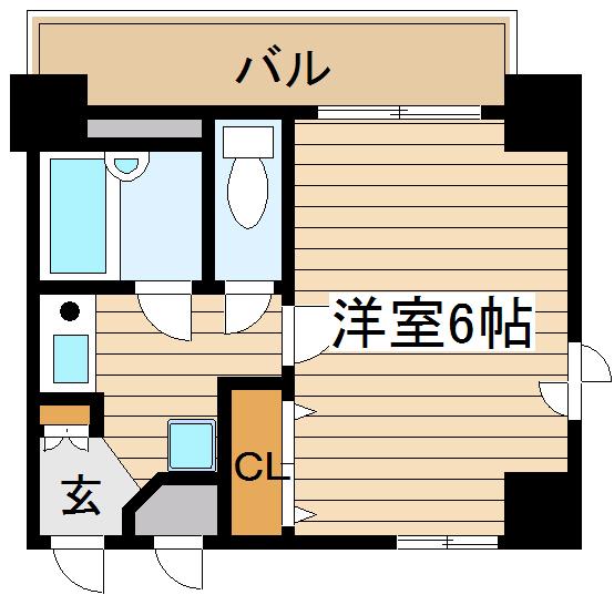 6階の間取り図