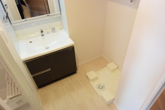 清潔感のある洗面所