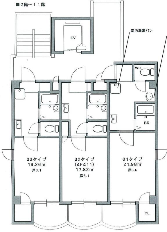 7階の間取り図