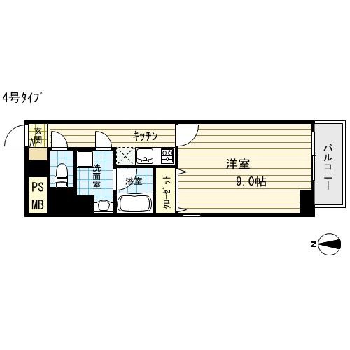 2階の間取り図