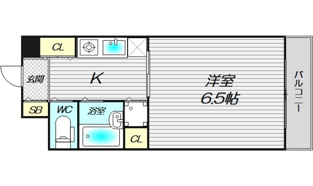 4階の間取り図