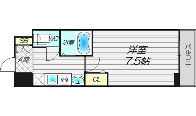 5階の間取り図