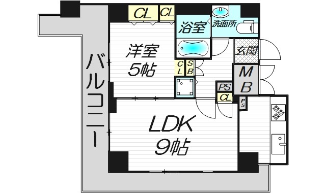 10階の間取り図