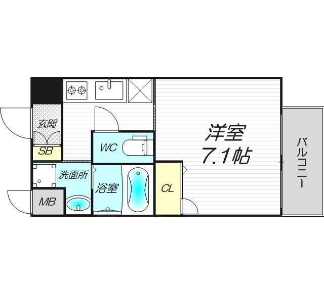 7階の間取り図