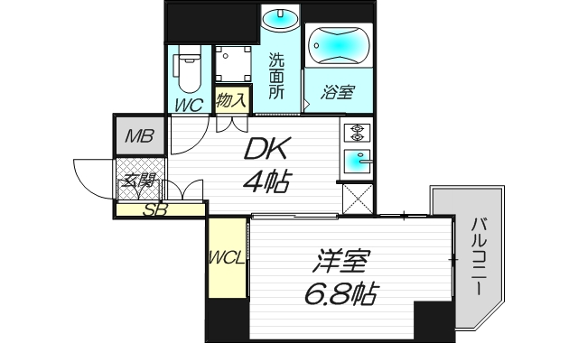 7階の間取り図