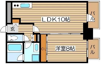 2階の間取り図