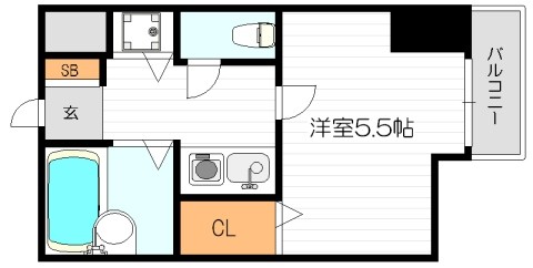 7階の間取り図