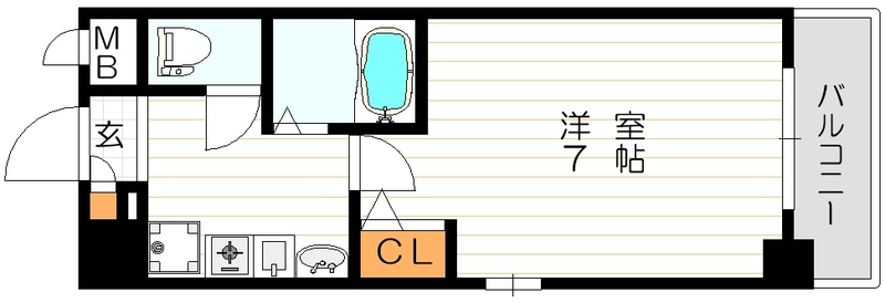 6階の間取り図