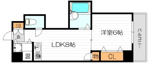 4階の間取り図