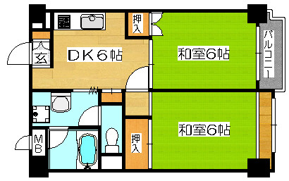 7階の間取り図