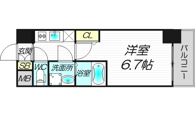 5階の間取り図