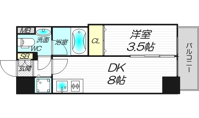 4階の間取り図