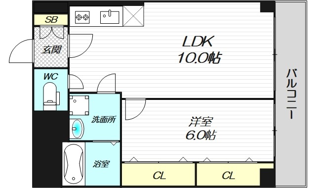 5階の間取り図