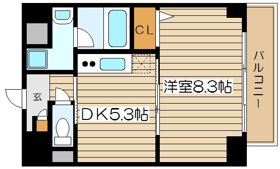 8階の間取り図