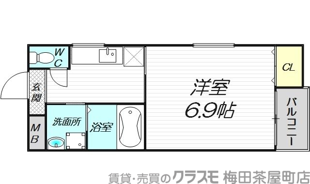 4階の間取り図