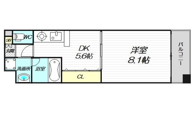 7階の間取り図