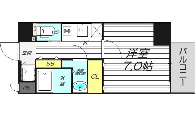 5階の間取り図